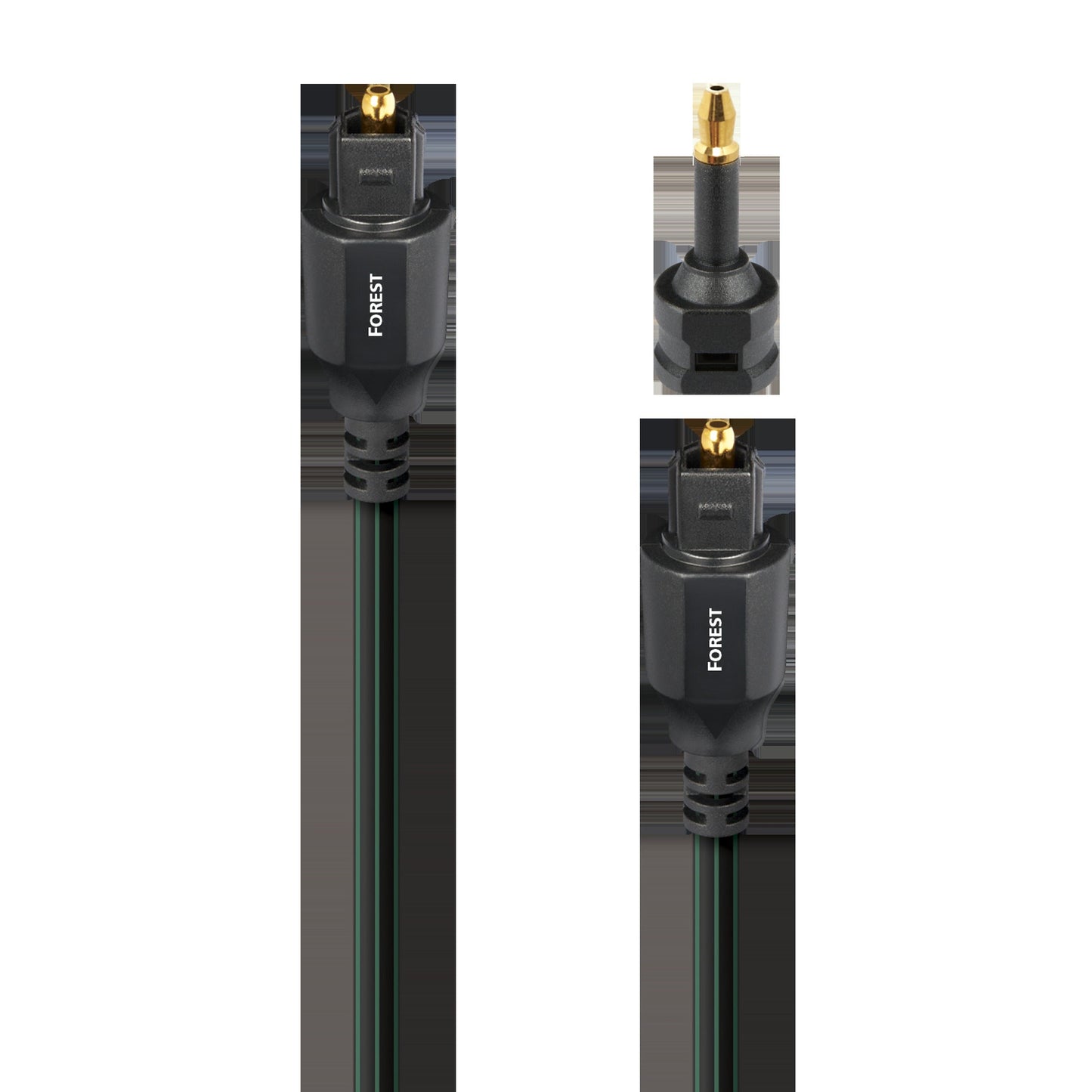 AudioQuest Forest Optical Toslink Fiber-Optic Cable + Mini-Adaptor