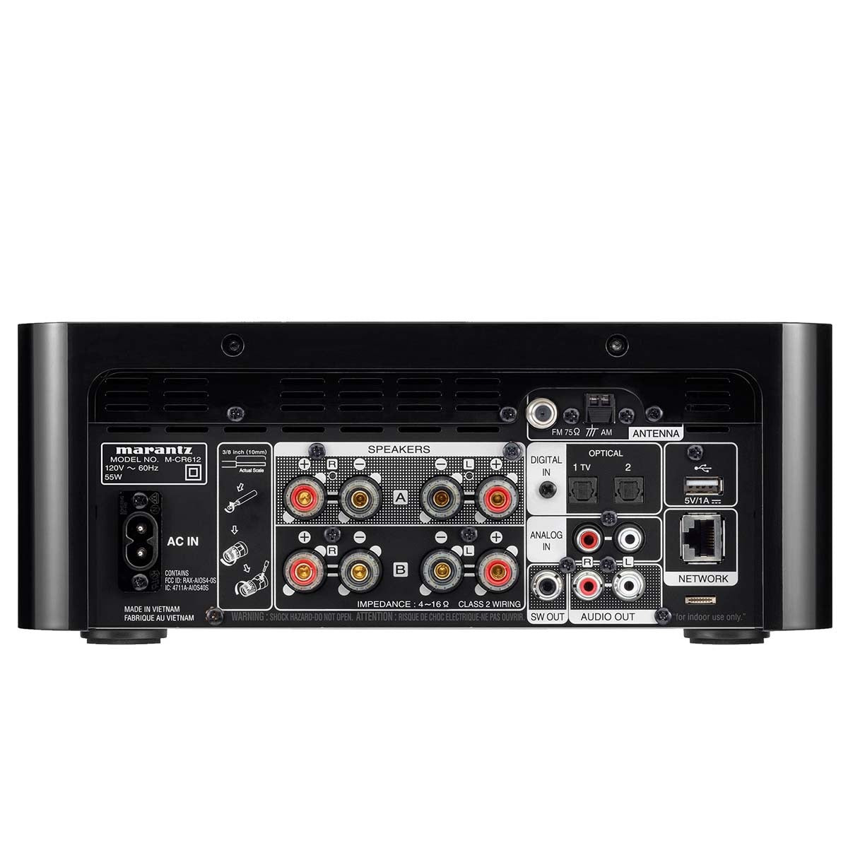 Marantz M-CR612 Network CD Receiver - Black