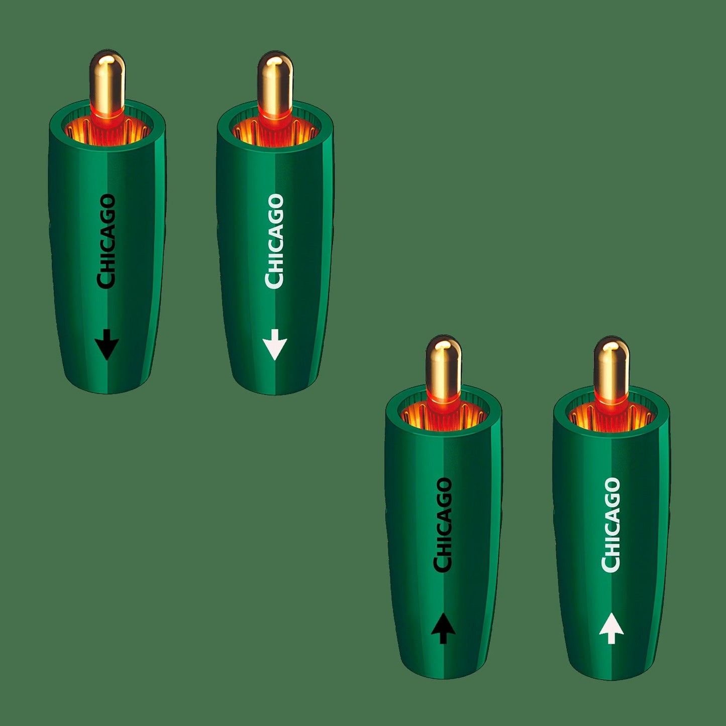 AudioQuest Chicago RCA Plugs Field Termination Connectors