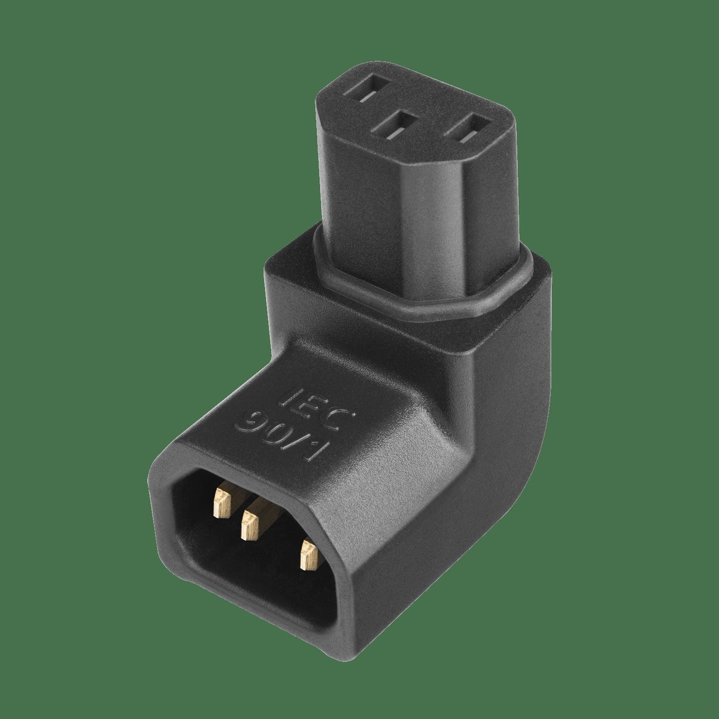 AudioQuest IEC90 ̊/1 Adaptor - Female IEC901 > Right-Angle Male IEC