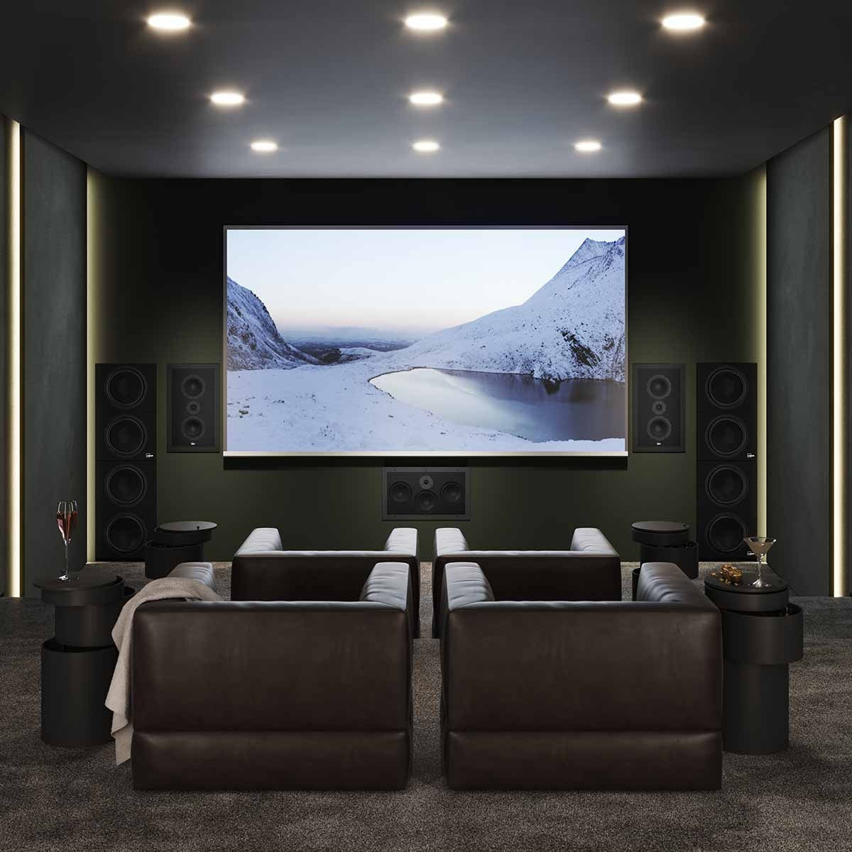 Lyngdorf D-60 High-Performance In-Wall Speaker with Closed Cabinet