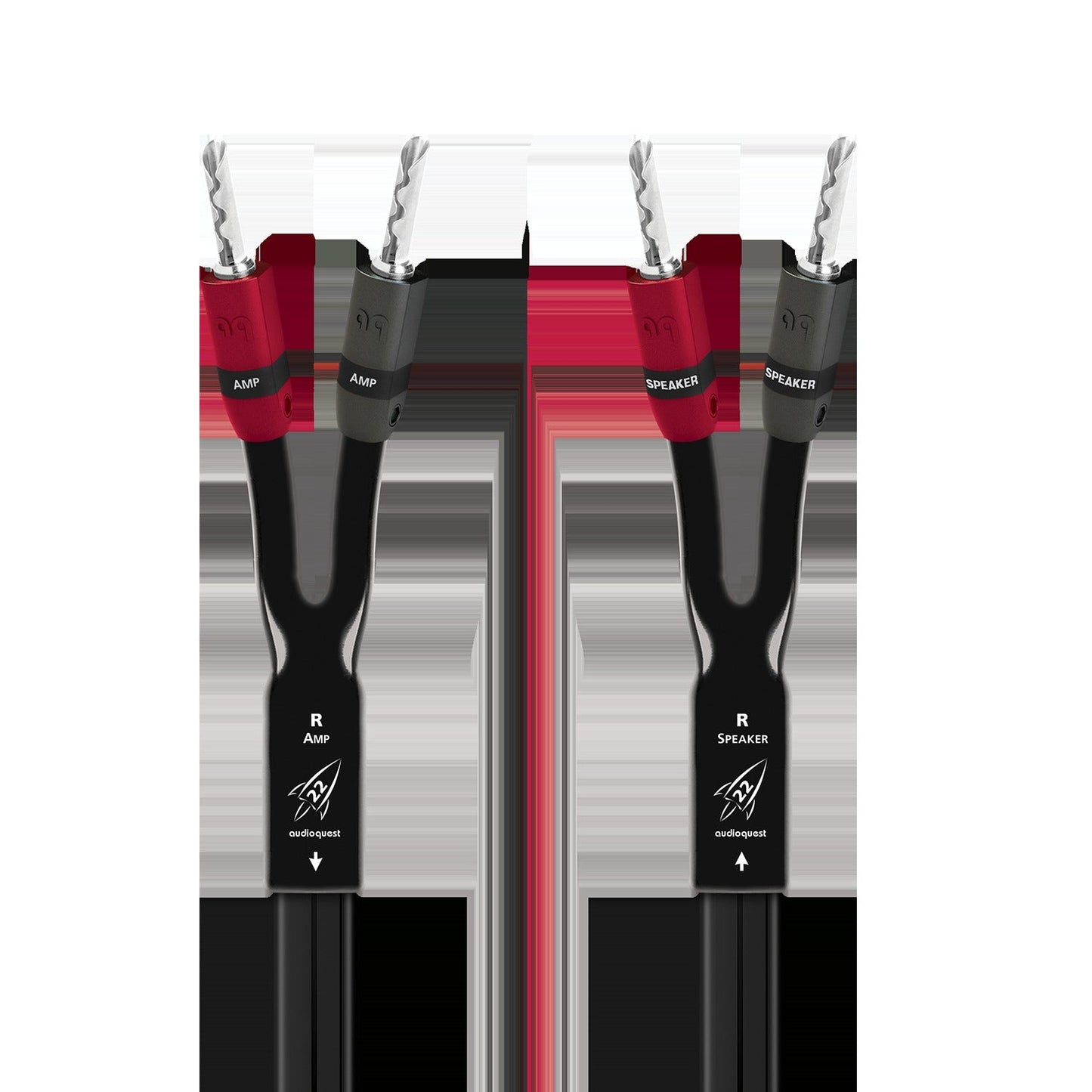AudioQuest Rocket 22 Full-Range Speaker Cable w/ SureGrip 300 Connectors