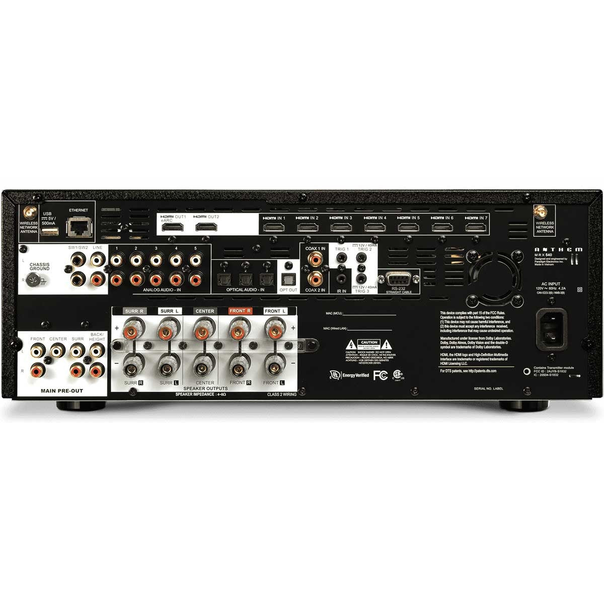 Anthem MRX 540 8K Home Theater Receiver