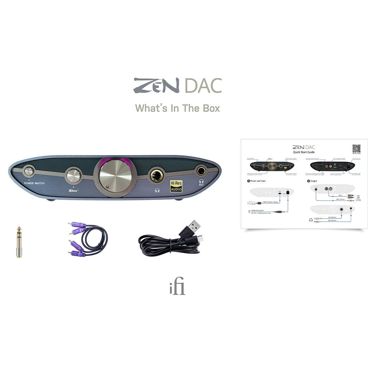 iFi Audio ZEN DAC 3 USB-C Desktop DAC, Amp, Preamp