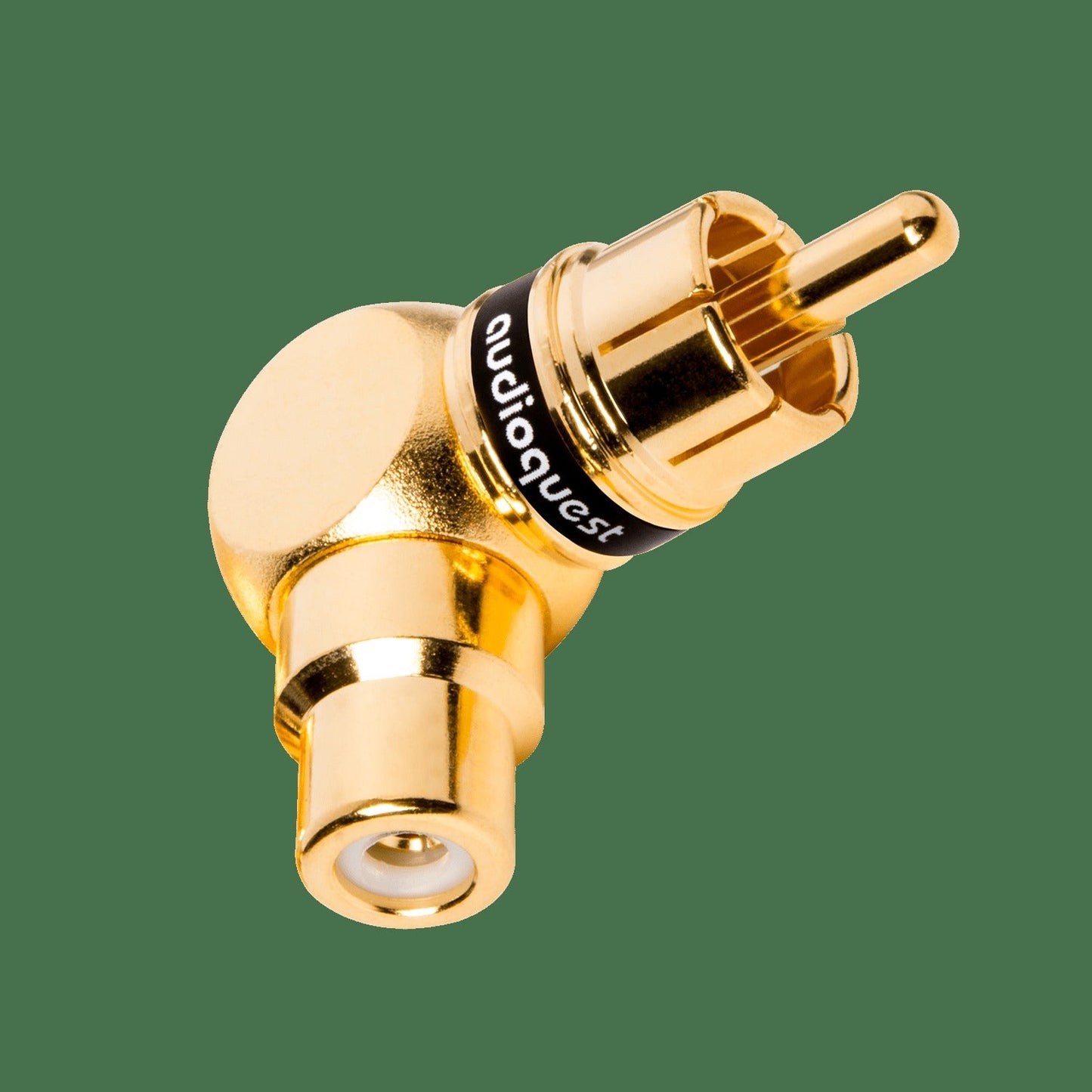 AudioQuest RCA 90 ̊ Adaptor - Female RCA > Right-Angle Male RCA
