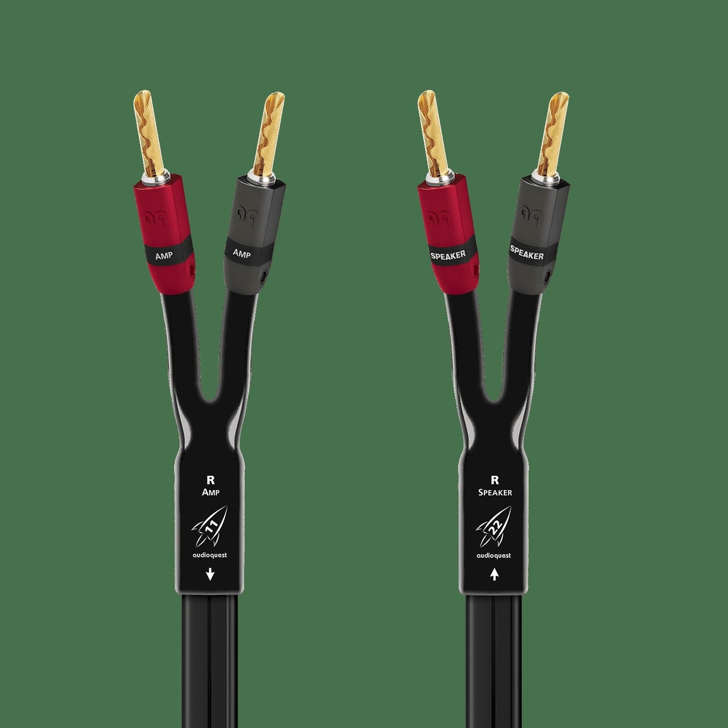 AudioQuest Rocket 11 Full-Range Speaker Cable w/ SureGrip 300 Connectors