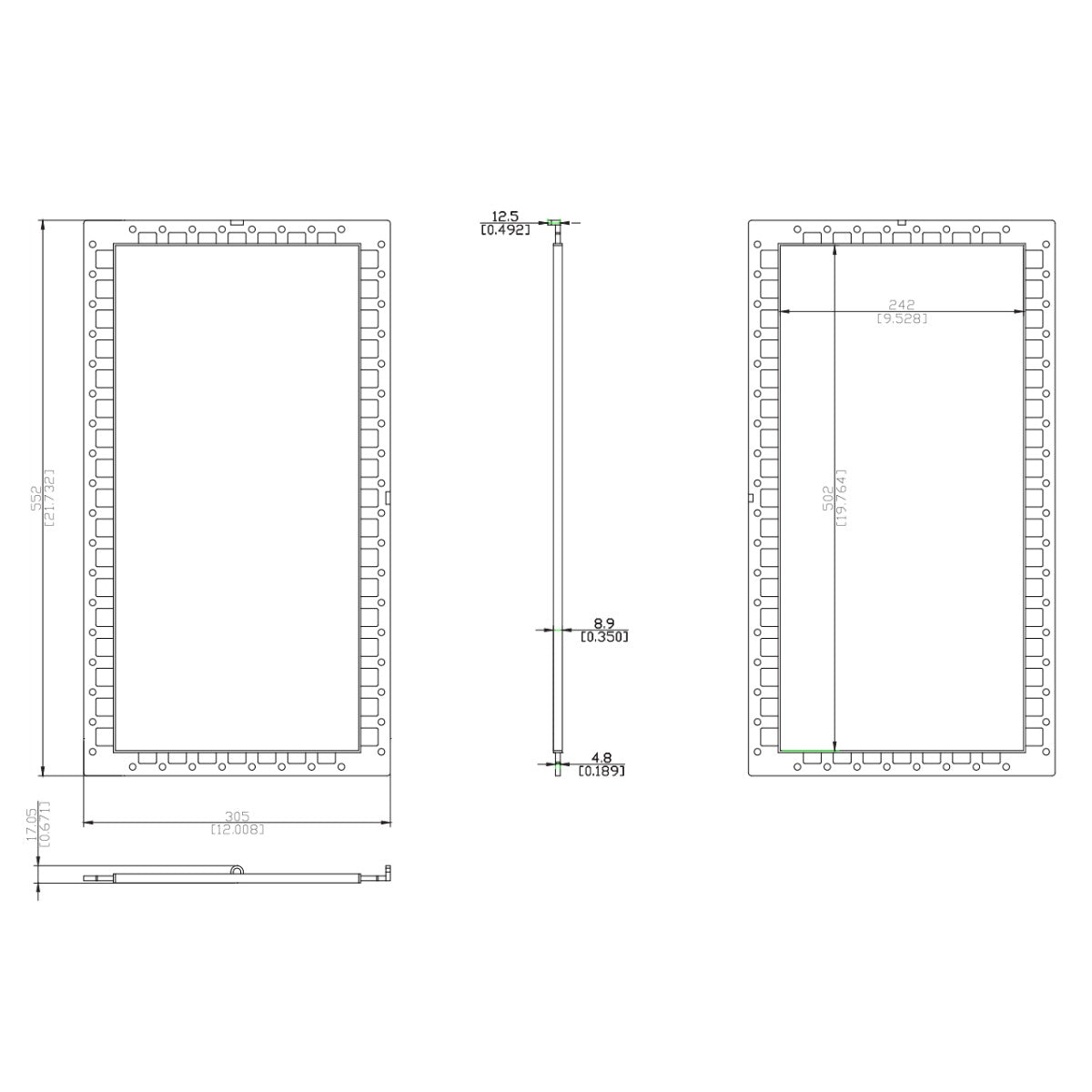 JBL Synthesis WB62SCL Pre-Construction Bracket for SCL-7XL