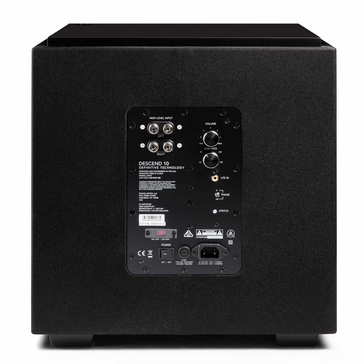 Definitive Technology Descend DN10 Ultra-Performance 10" Subwoofer