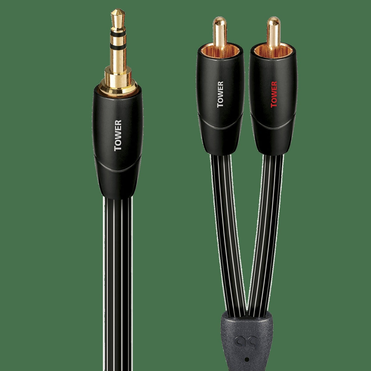 AudioQuest Tower 3.5mm Mini > RCA i-Pack Audio Interconnect Cable - Installer 5-Pack