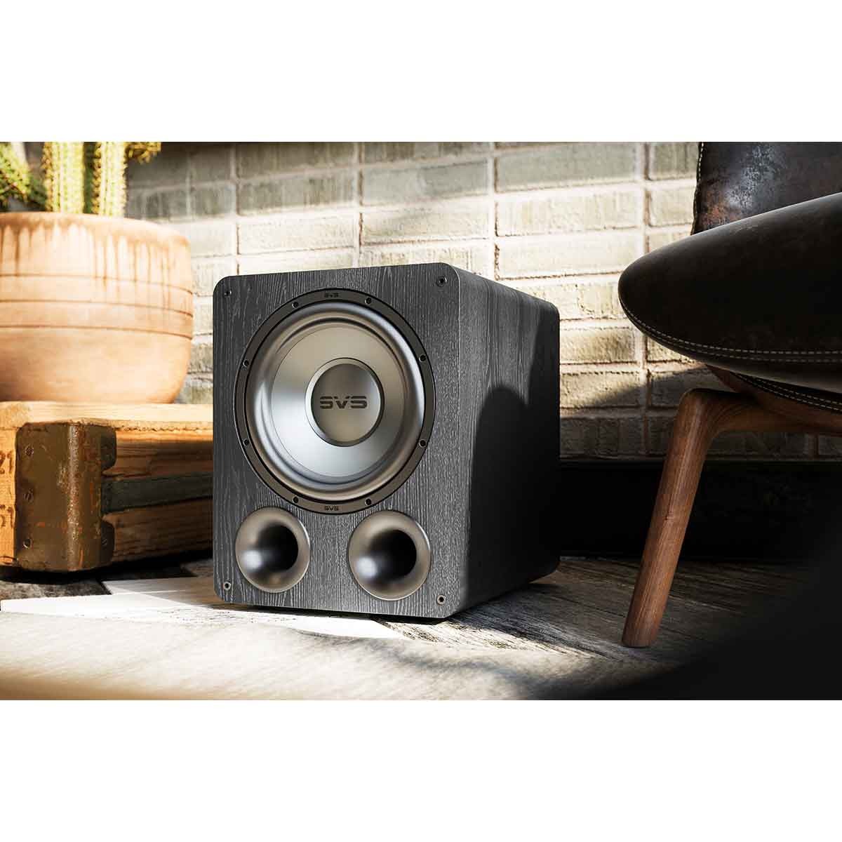 SVS Dual PB-1000 Pro Subwoofer - Black Ash