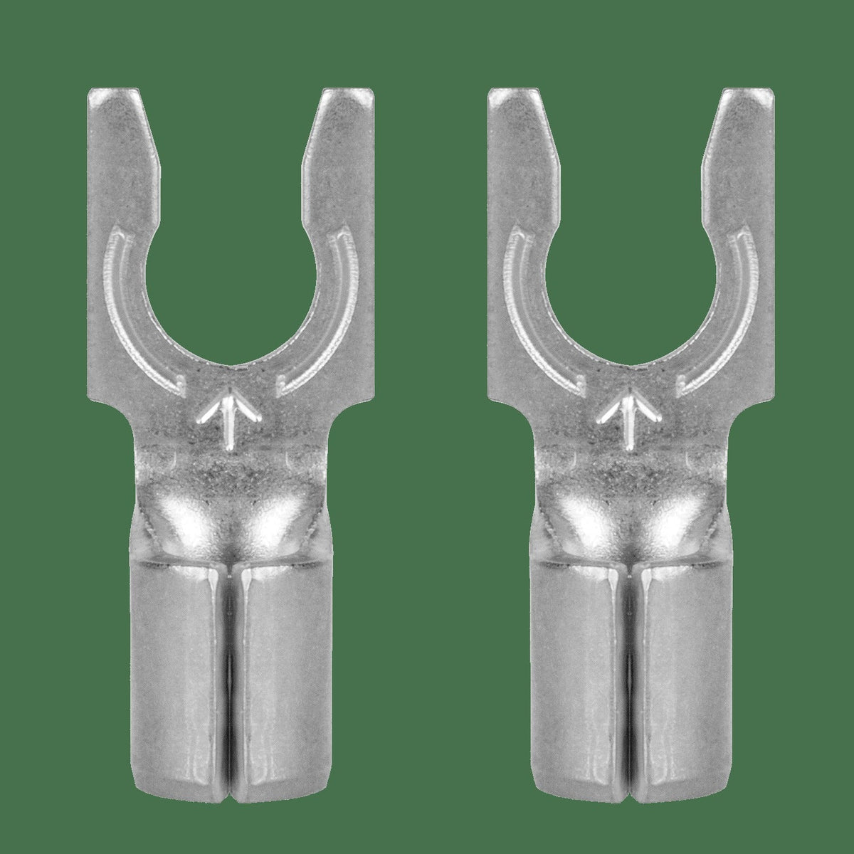 AudioQuest 1014 Spade Connectors – Fits 1/4" Binding Posts (Supports up to 10 AWG)