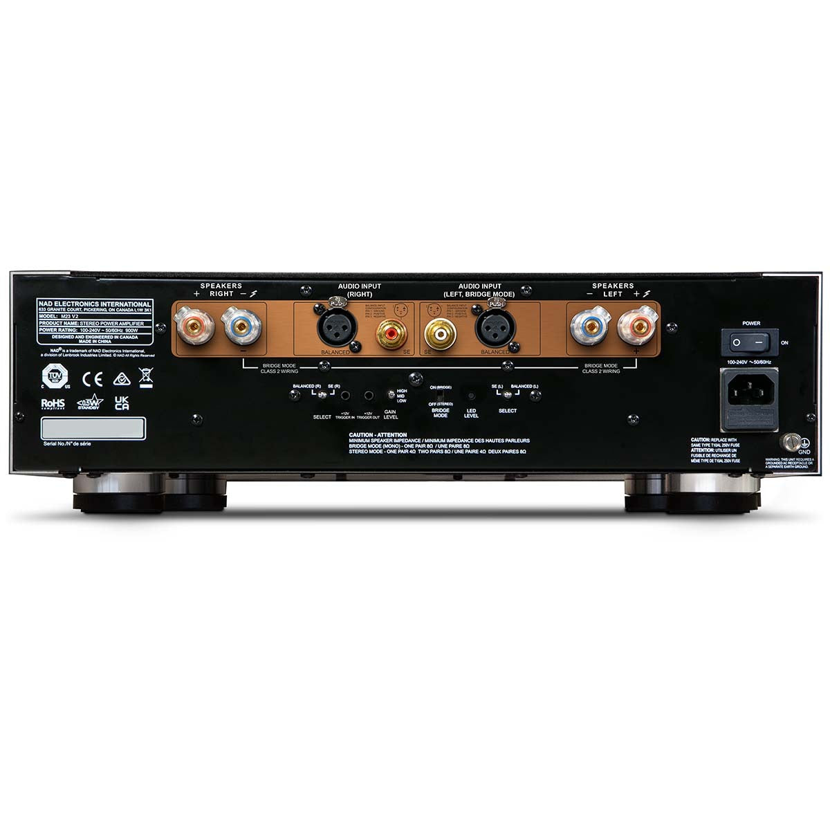 NAD M23 V2 Master Series Stereo Power Amplifier