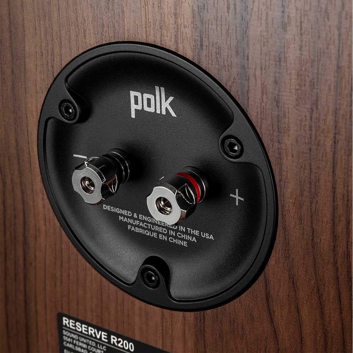 Polk Audio OPEN BOX Reserve R200 Bookshelf Speakers - Pair-Walnut - A Grade