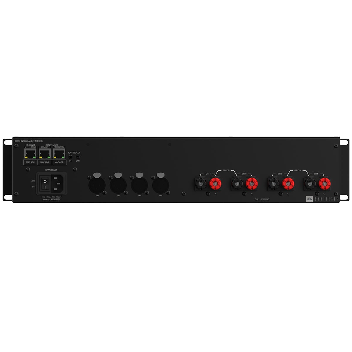 JBL OPEN BOX Synthesis SMA-4750 4-Channel Power Amplifier - A Grade