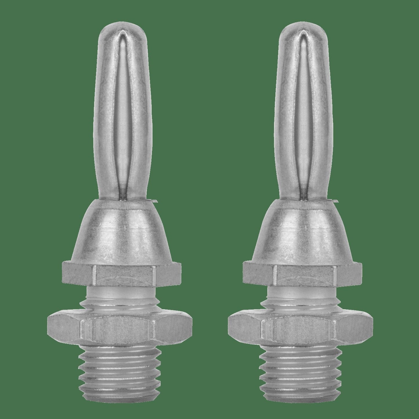 AudioQuest 1002 Banana Connectors – Compatible with Standard Banana Jacks (Supports wire up to 9 AWG)