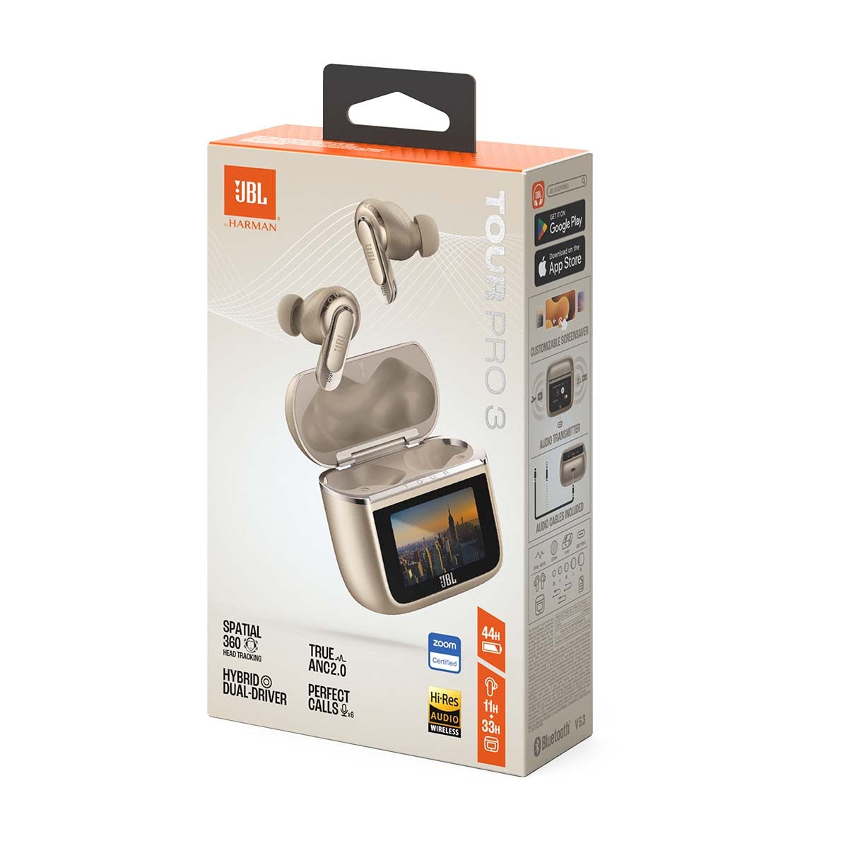JBL Tour Pro 3 True Wireless Noise Cancelling Earbuds