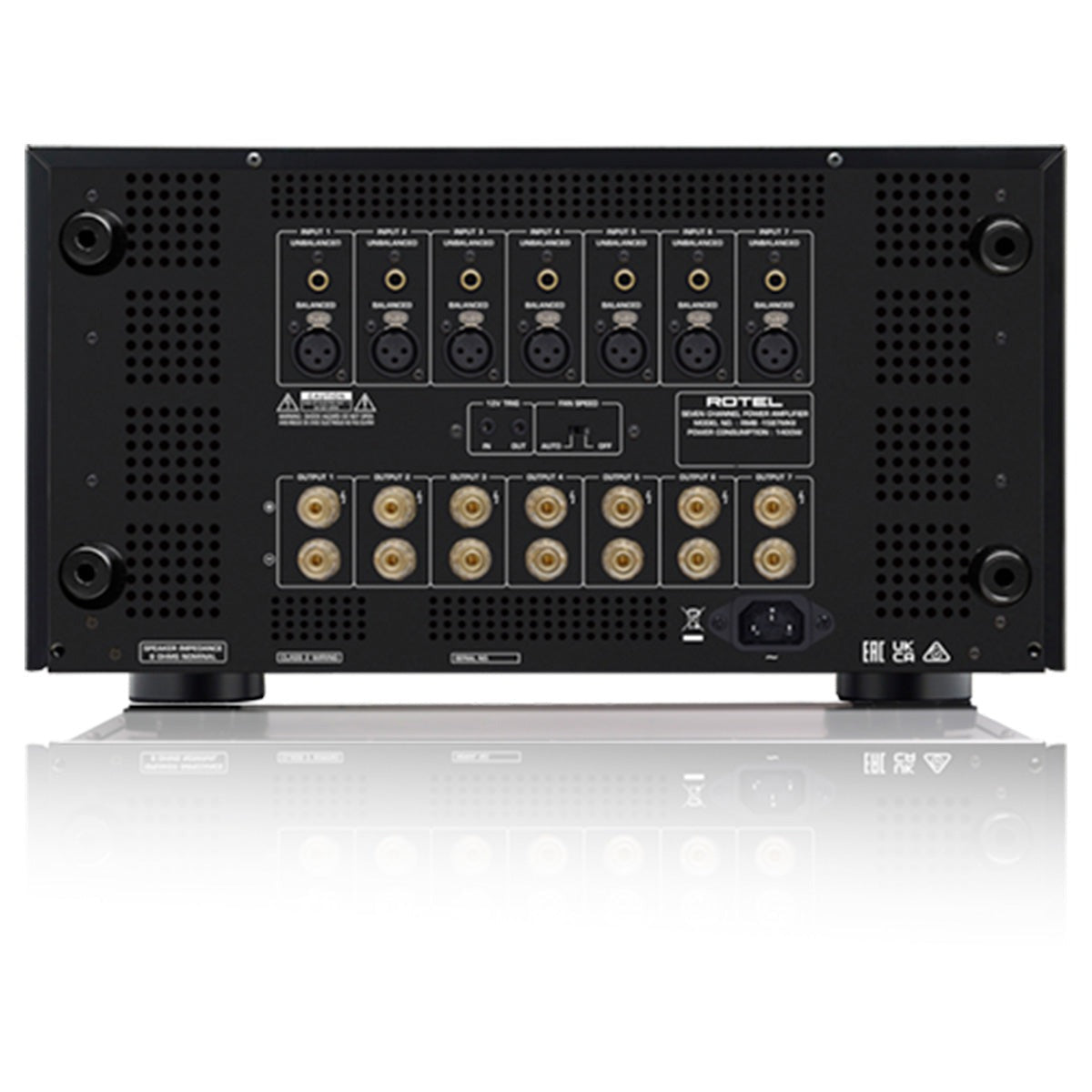 Rotel RMB-1587 MKII 7 Channel Home Theater Amplifier