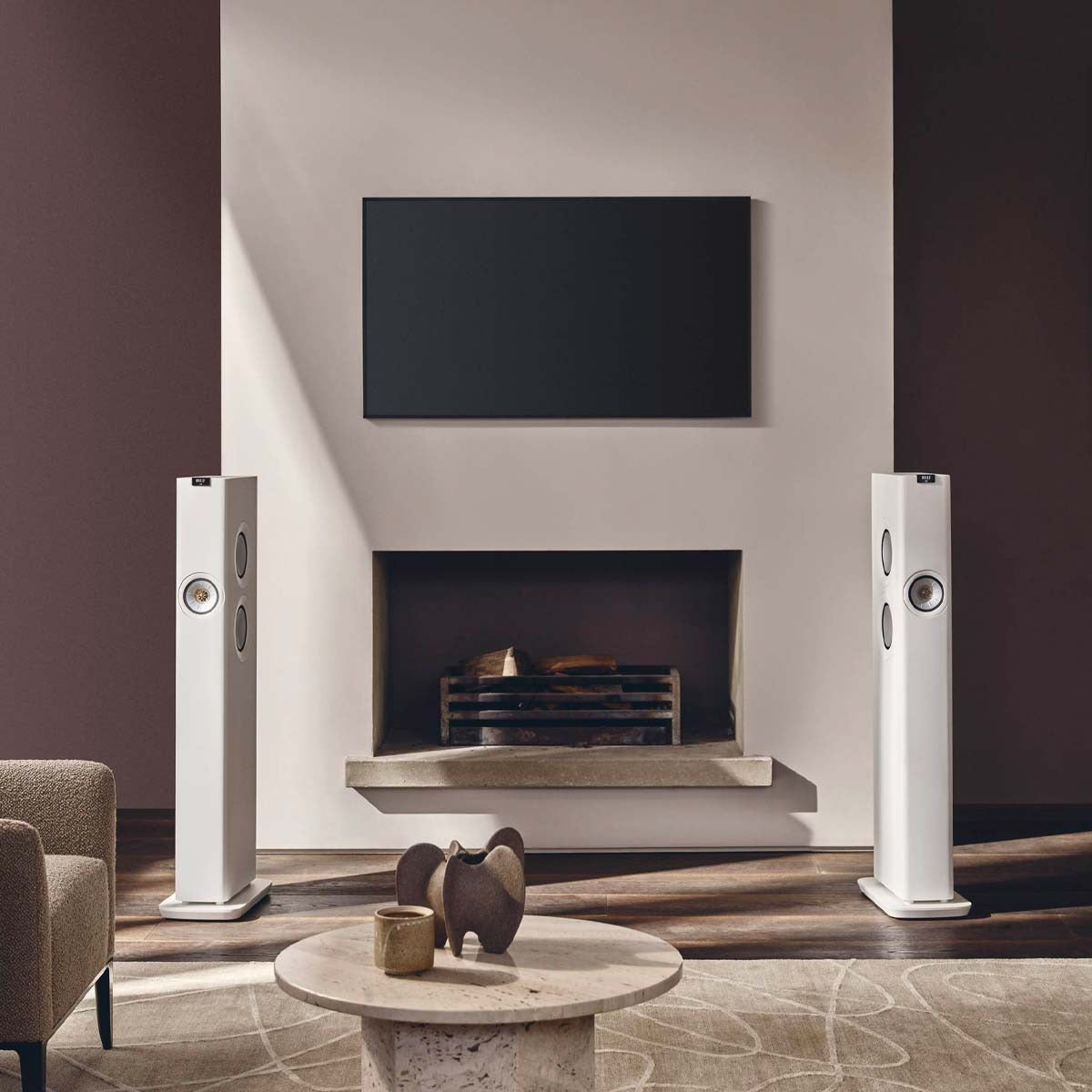 KEF LS60 Wireless Music System - Carbon Black - Pair