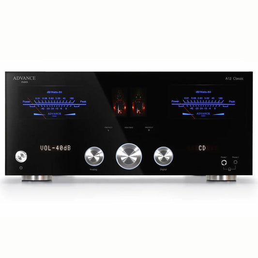 Advance Paris A12 Classic Integrated Amplifier - Black
