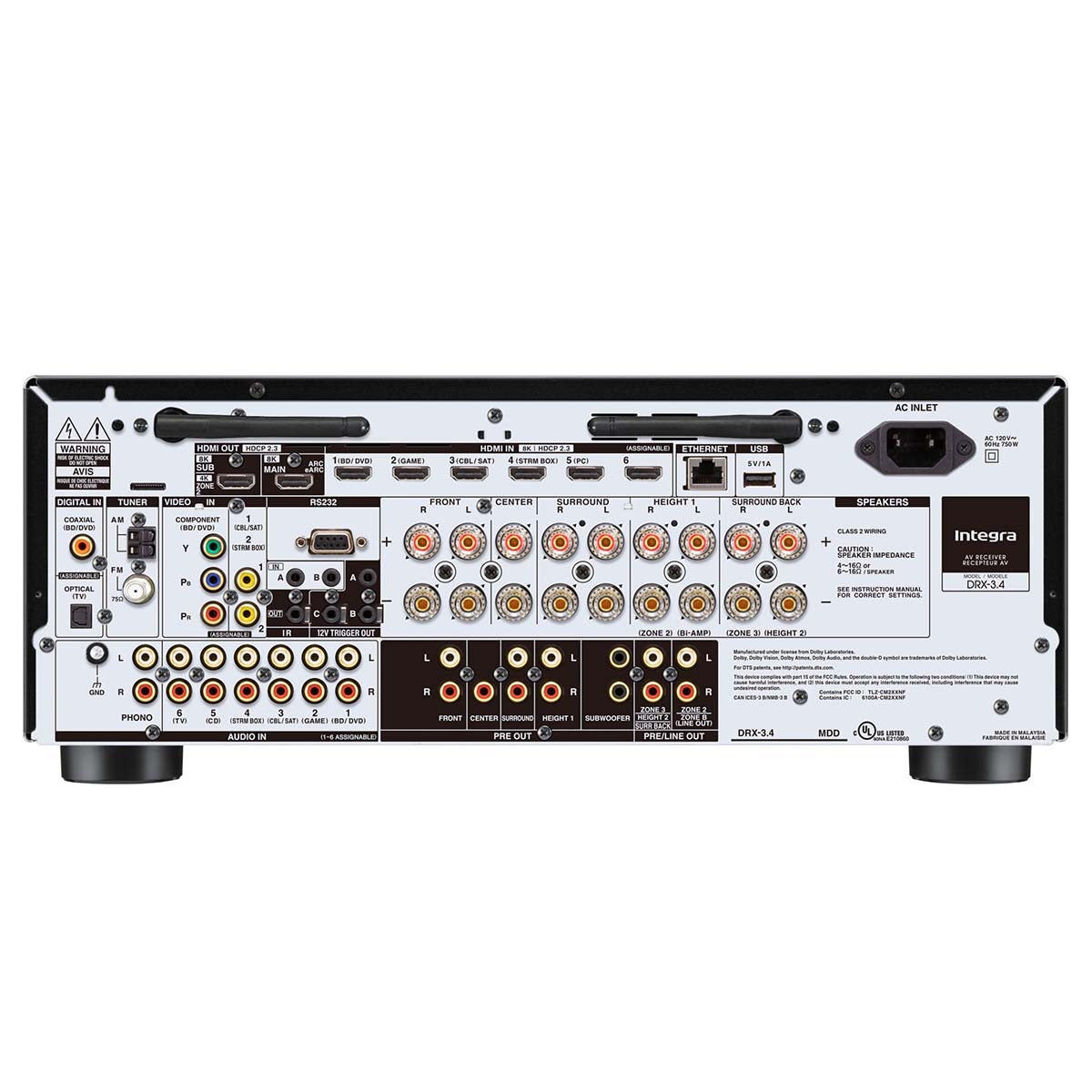Integra DRX 3.4 9.2-Channel Network Home Theater Receiver
