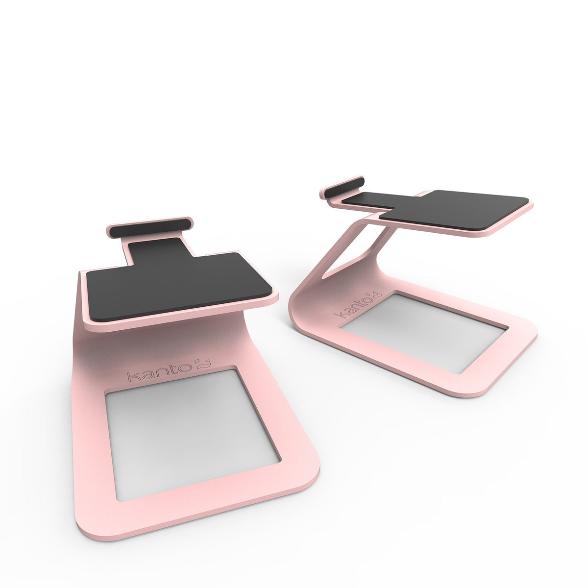 Kanto SE2P Elevated Desktop Speaker Stands for Small Speakers - Pink (Pair)