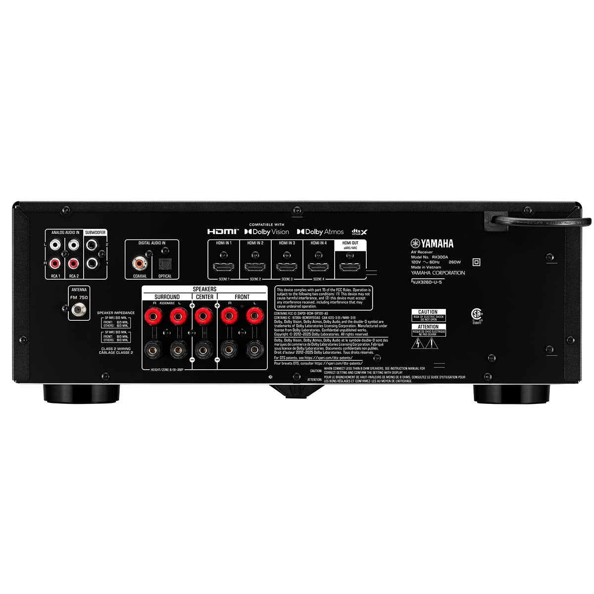 Yamaha RX300A 5.2-Channel AV Receiver