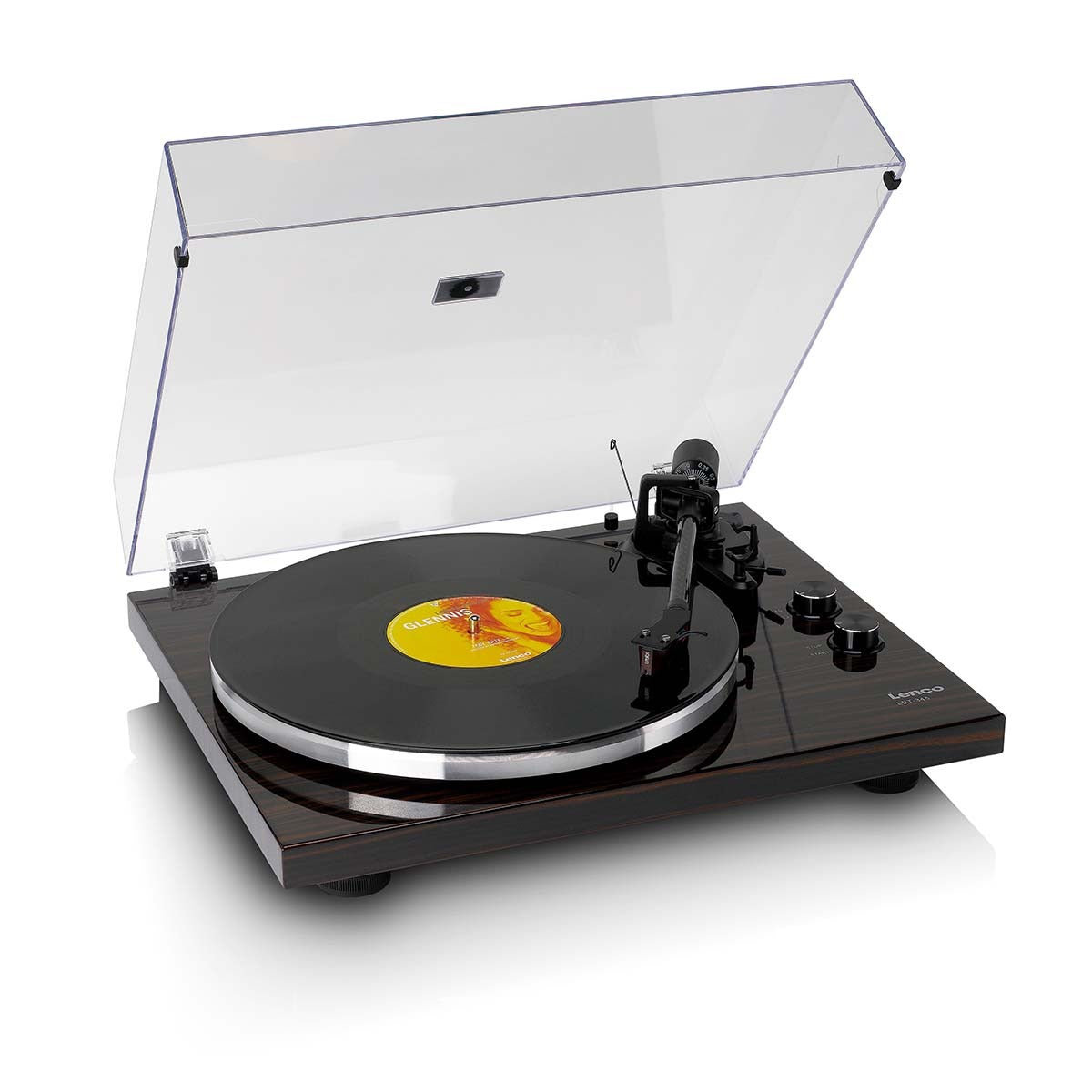 Lenco LBT-345 Bluetooth Turntable w/ Ortofon 2M Red