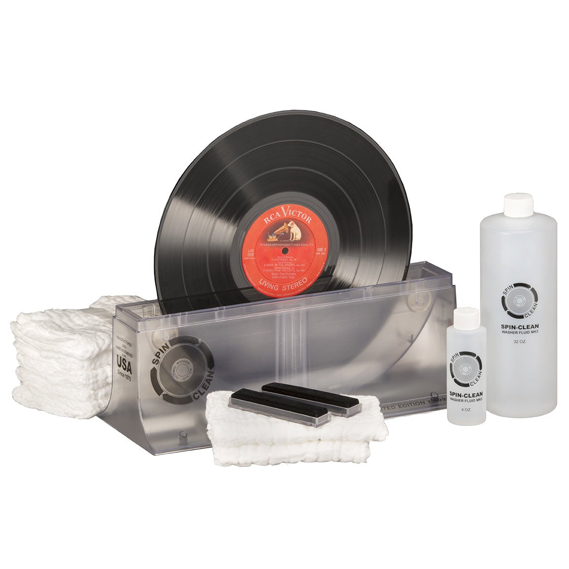 Spin-Clean Limited-Edition 45th Anniversary Record Washer MKII "Clear" Deluxe Kit