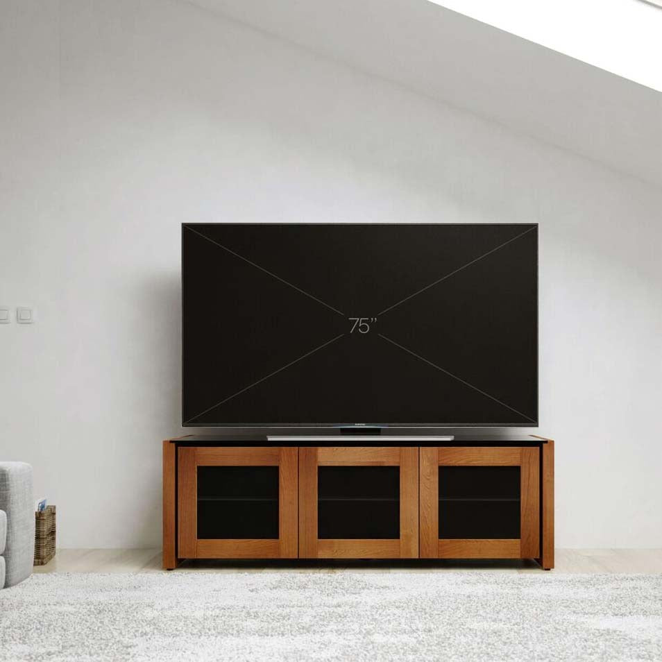 Salamander Designs Elba 237 Triple-Width AV Cabinet - American Cherry