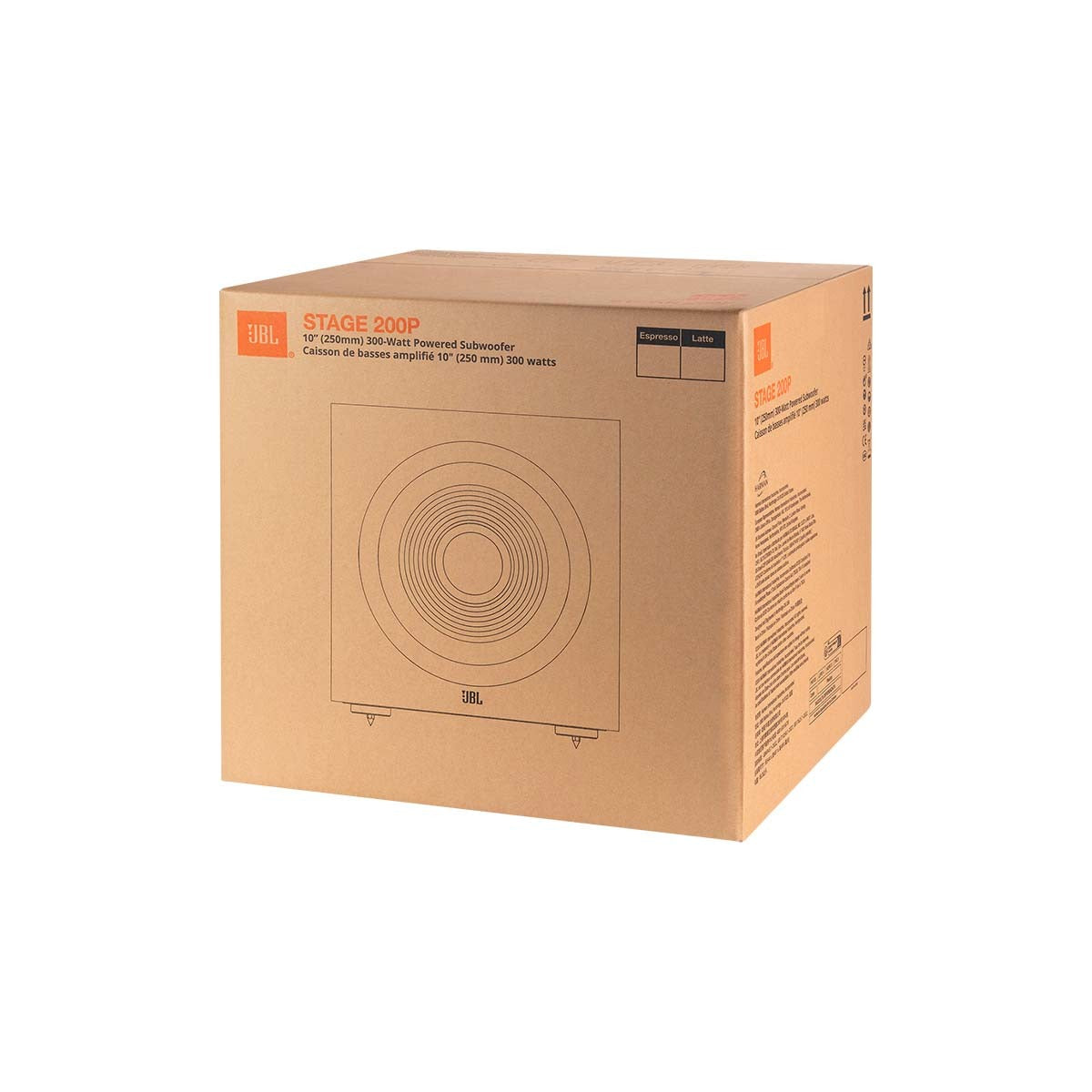 JBL Stage 2 200P 10-inch 300W Powered Subwoofer - Each