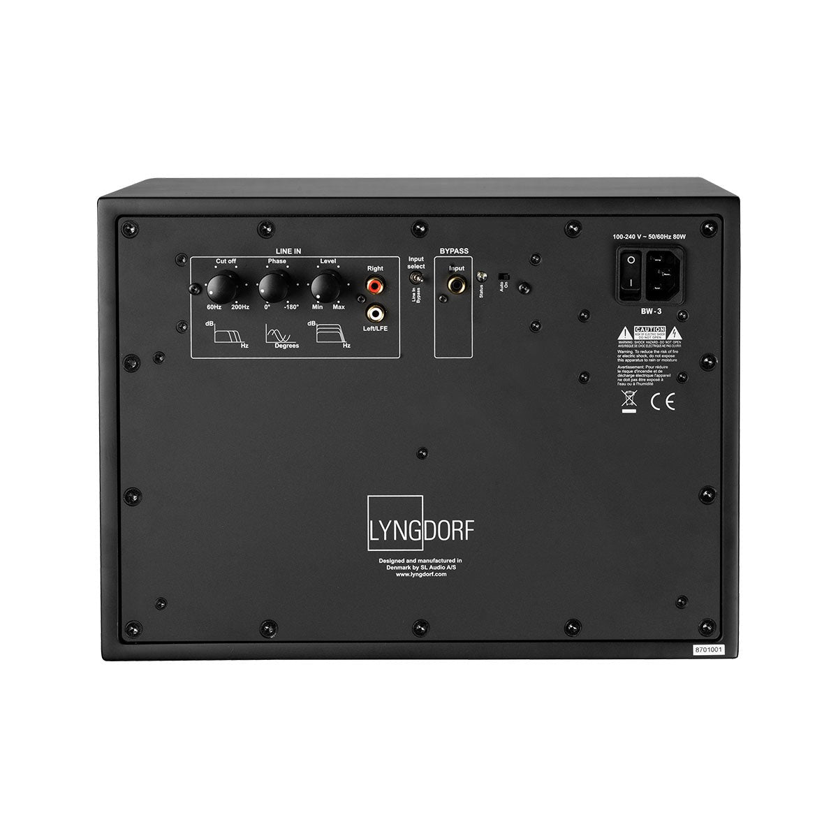 Lyngdorf BW-3 Audiophile Subwoofer