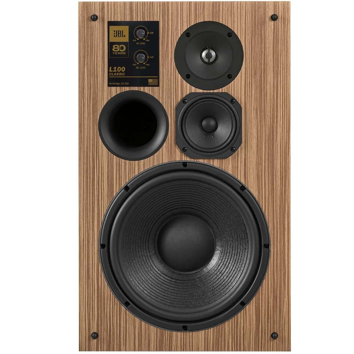 JBL L100 80th Anniversary Edition Speakers - Brown - Pair w/ Stands