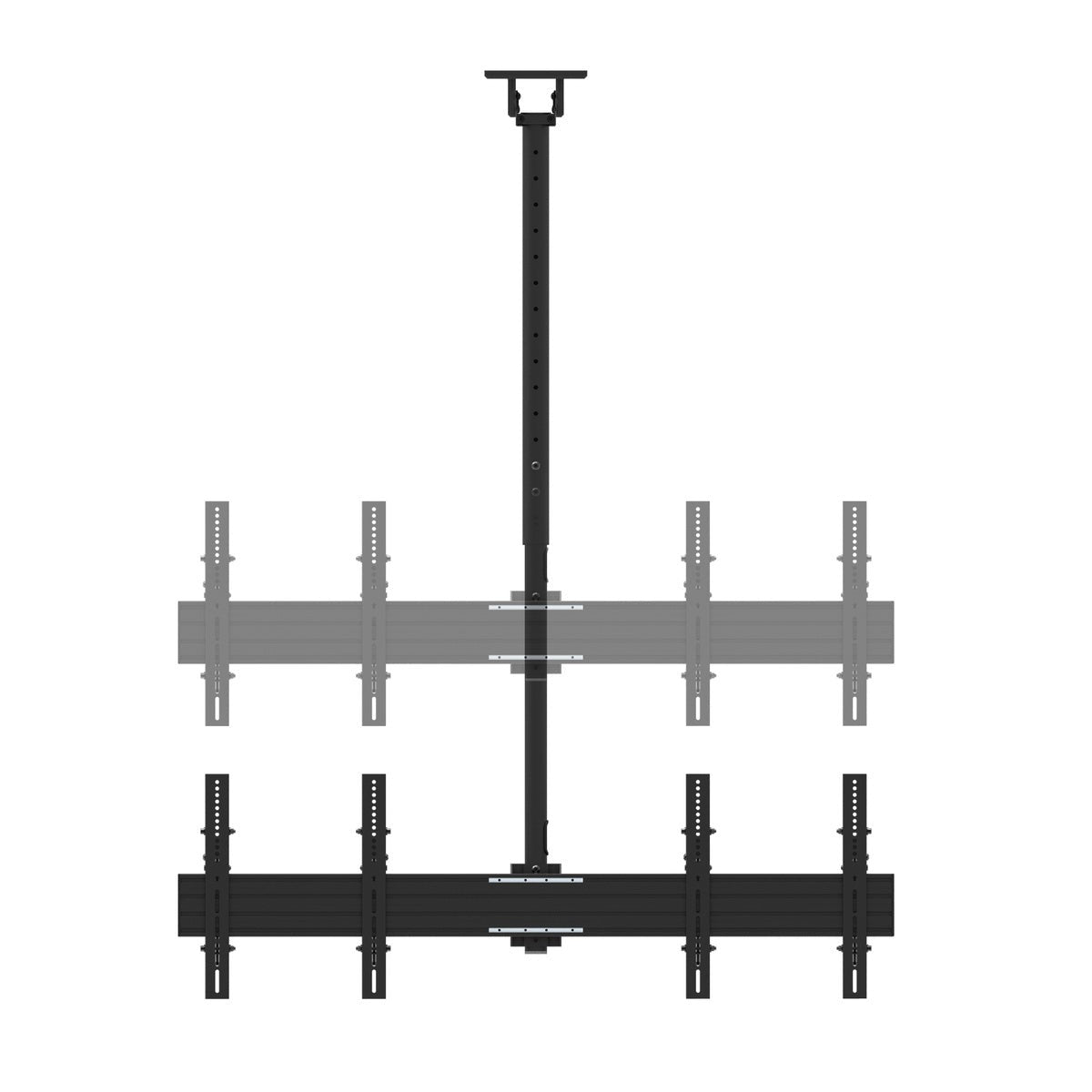 Kanto CM600B4B Back-to-Back Quad Screen TV Ceiling Mount for Four 40” to 45” TVs