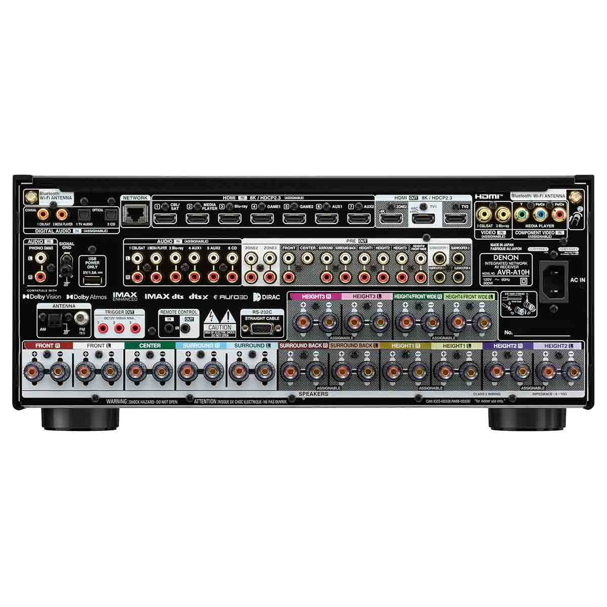 Denon AVR-A10H 13.4 Channel 8K AV Amplifier with HEOS Built-in