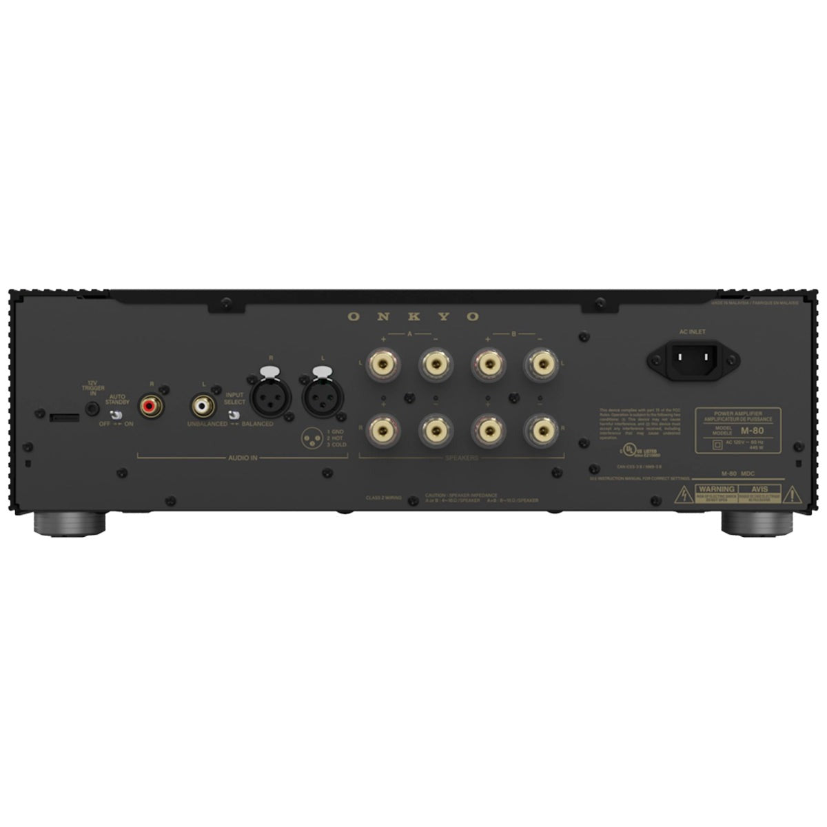 Onkyo Icon M-80 2-Channel HiFi Power Amplifier