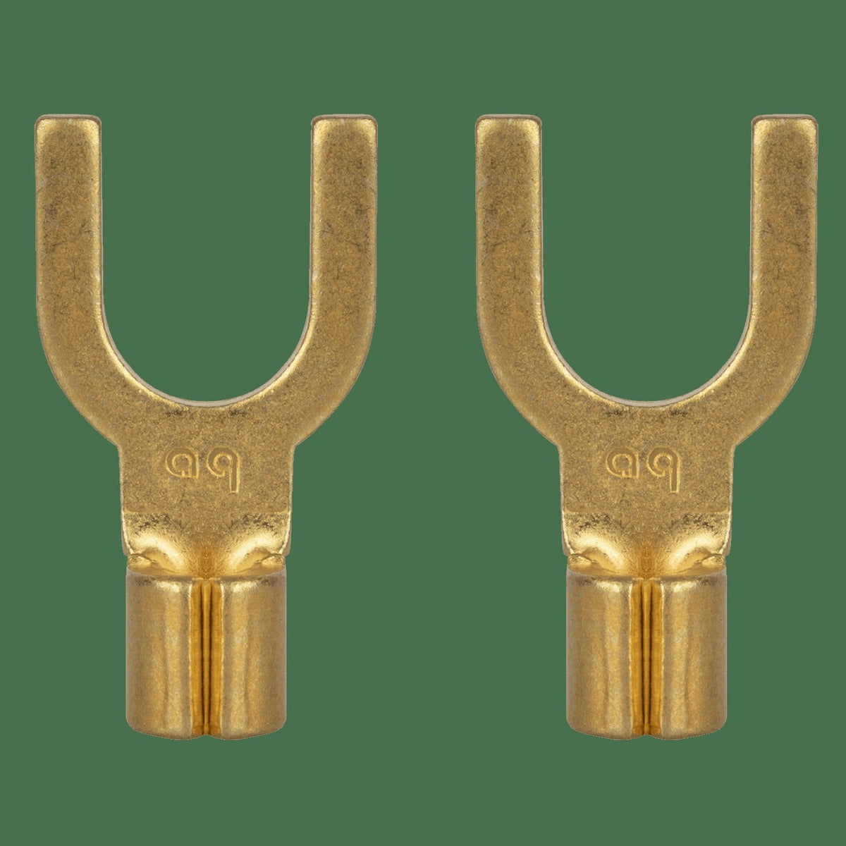 AudioQuest 1056 Spade Connectors – Fits 5/16" Binding Posts (Supports up to 10 AWG)