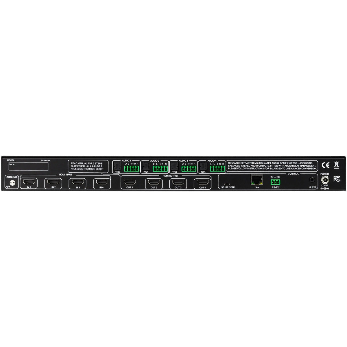 AVProEdge AC-MX-44 AV Pro Edge AC 4x4 Matrix