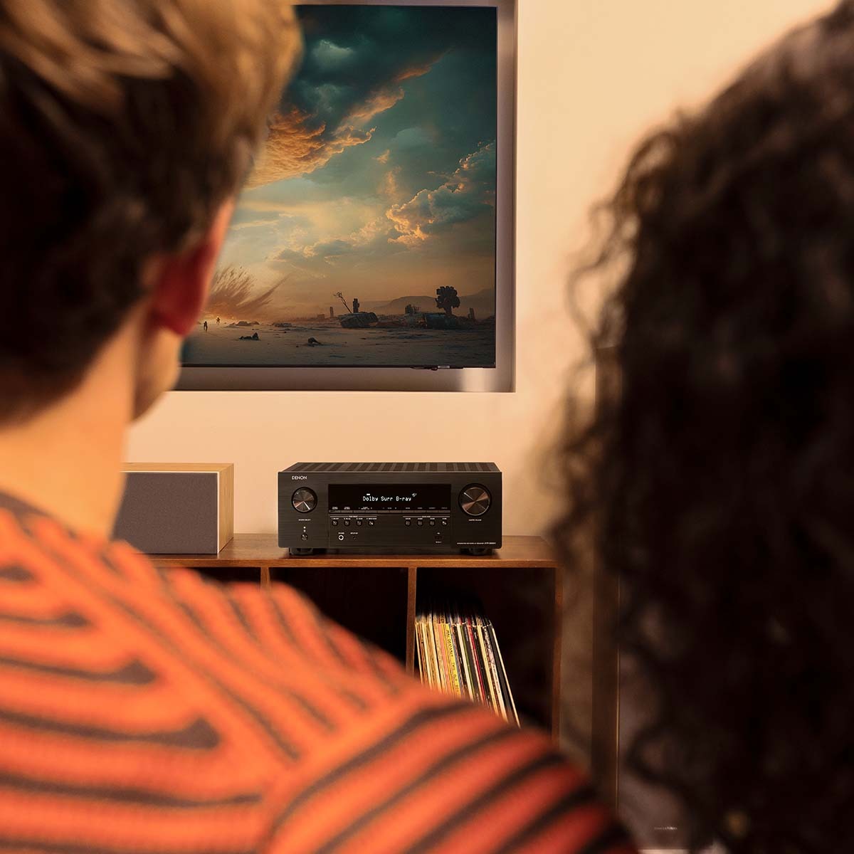 Denon AVR-S980H 7.2 Ch. 90W 4K/8K Dolby Atmos AV Receiver Powered by HEOS
