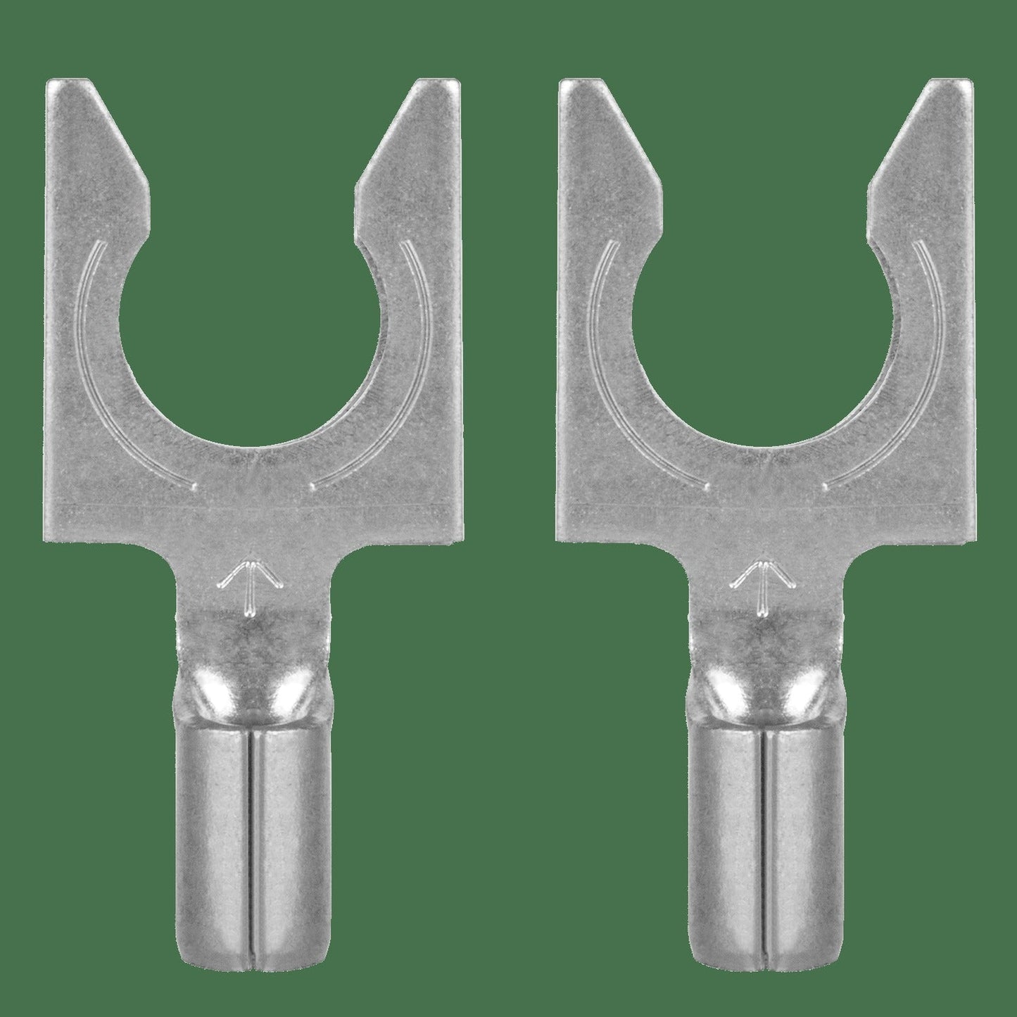 AudioQuest 1410 Spade Connectors – Fits 3/16" Binding Posts (Supports up to 14 AWG)