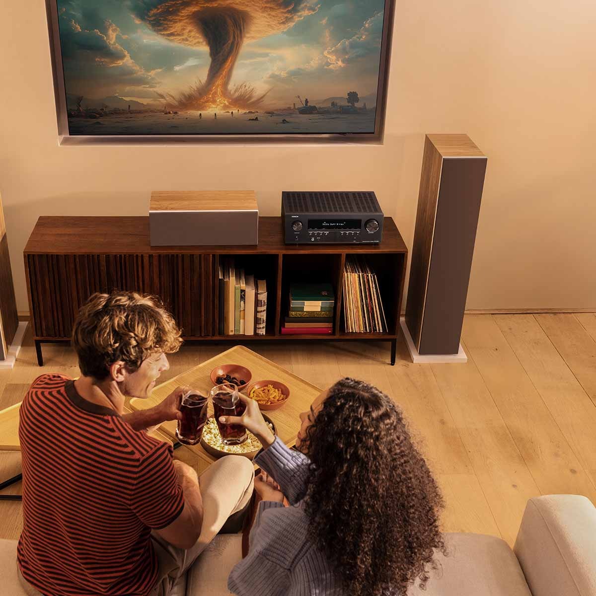 Denon AVR-S980H 7.2 Ch. 90W 4K/8K Dolby Atmos AV Receiver Powered by HEOS