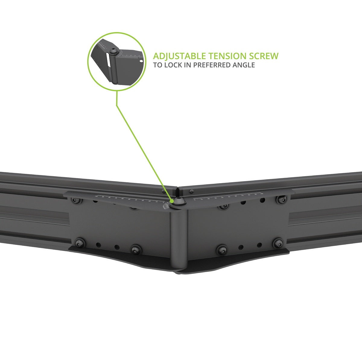 Kanto MB-EAC Menu Board Extrusion Angled Connector for MBC and MBW Menu Boards