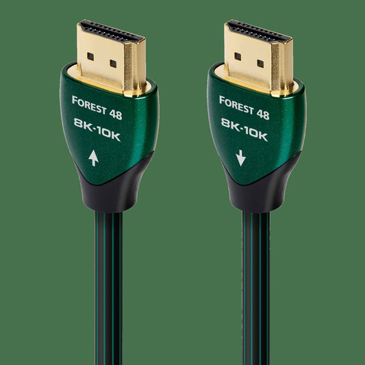 AudioQuest Forest 48 i-Pack 2.1 HDMI Cable - 8K/10K Ultra HD, Gaming, High-Speed, 48Gbps, HDR, eARC - Installer 5-Pack