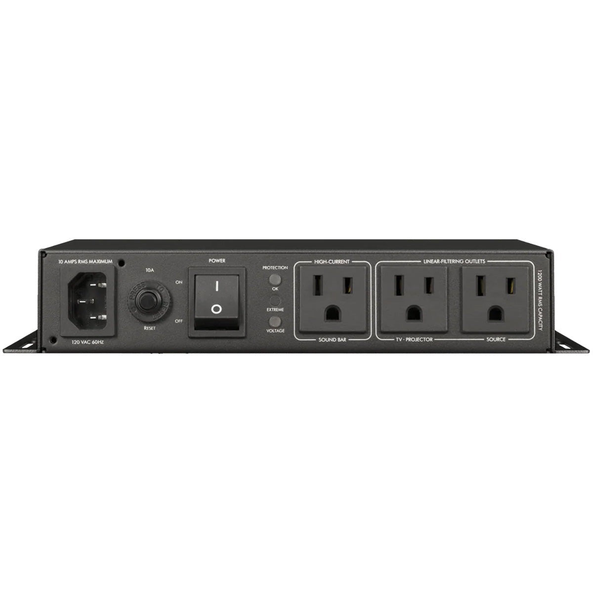AudioQuest PowerQuest TV3 - 3-Outlet Non-Sacrificial Surge Protector for Wall-Mounted TVs