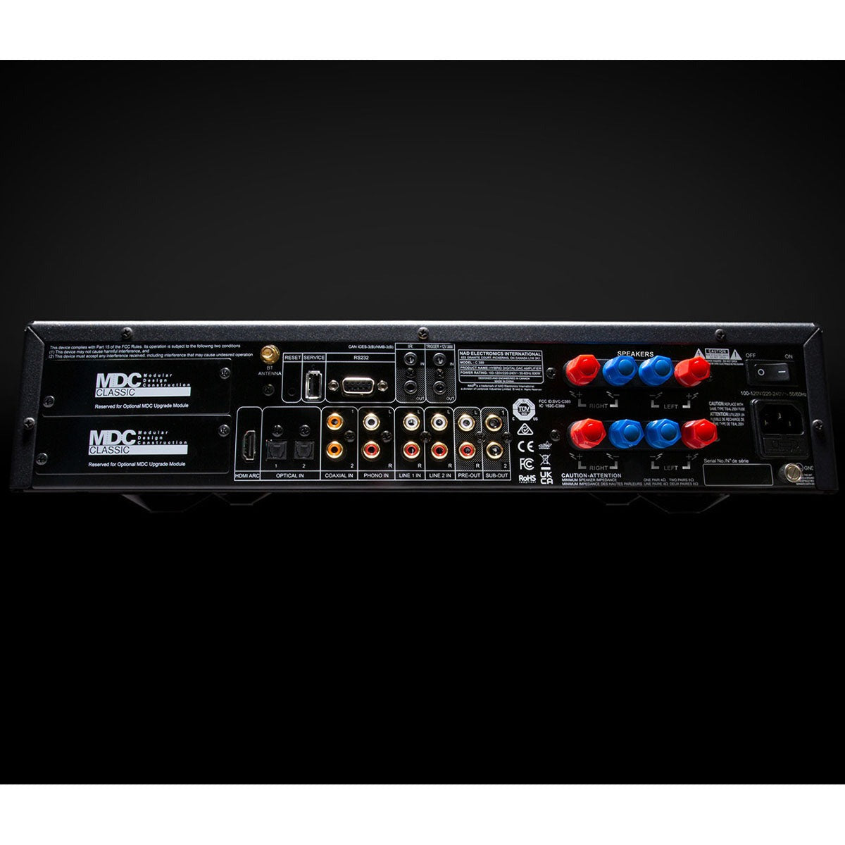 NAD C389 BluOS Integrated Amplifier