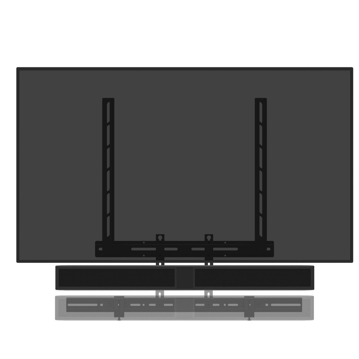 Kanto SB250 Premium Universal Sound Bar TV and Wall Mount Bracket