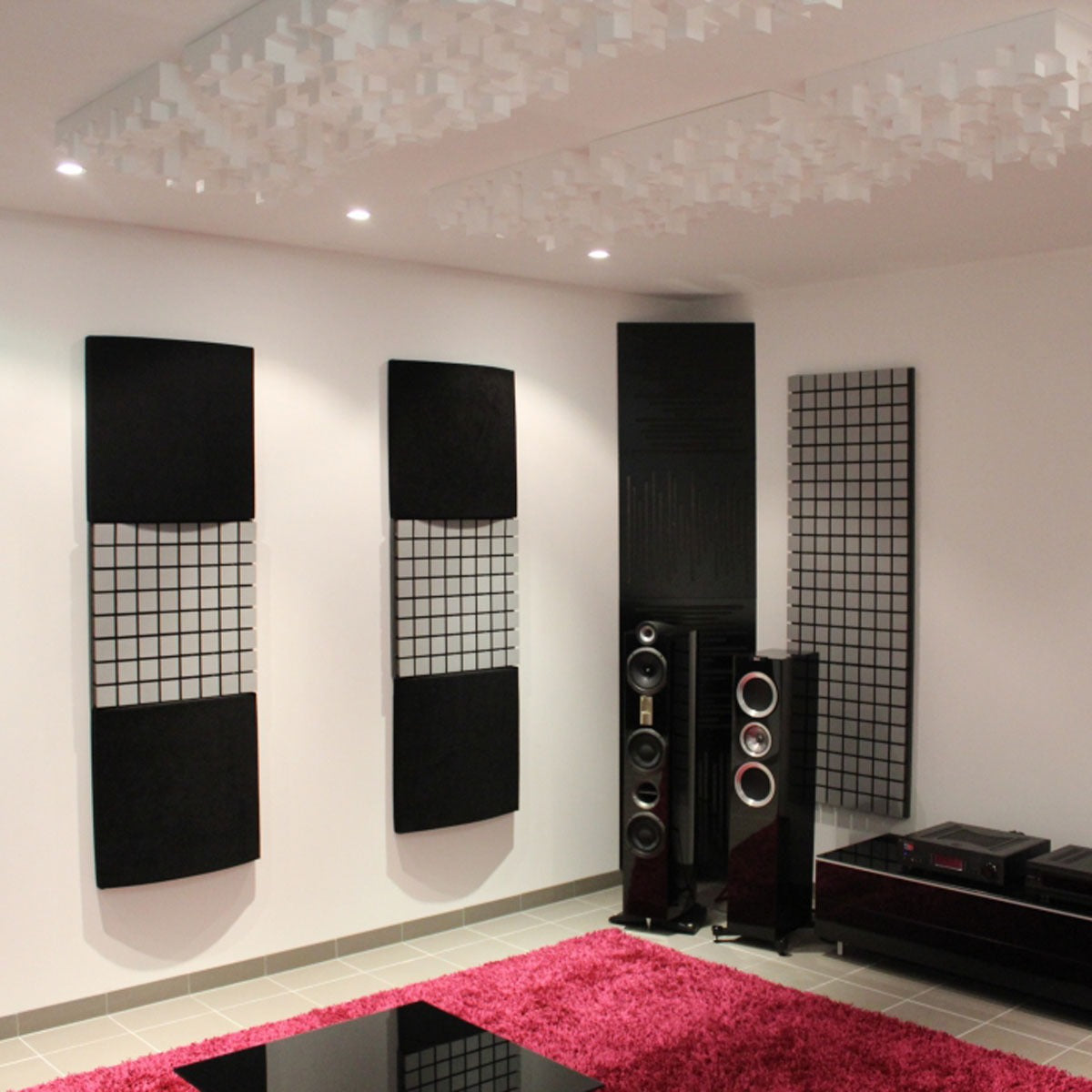 Vicoustic Cinema Round Premium Home Theater Absorption Wall & Ceiling Acoustic Panel - 8 Pack