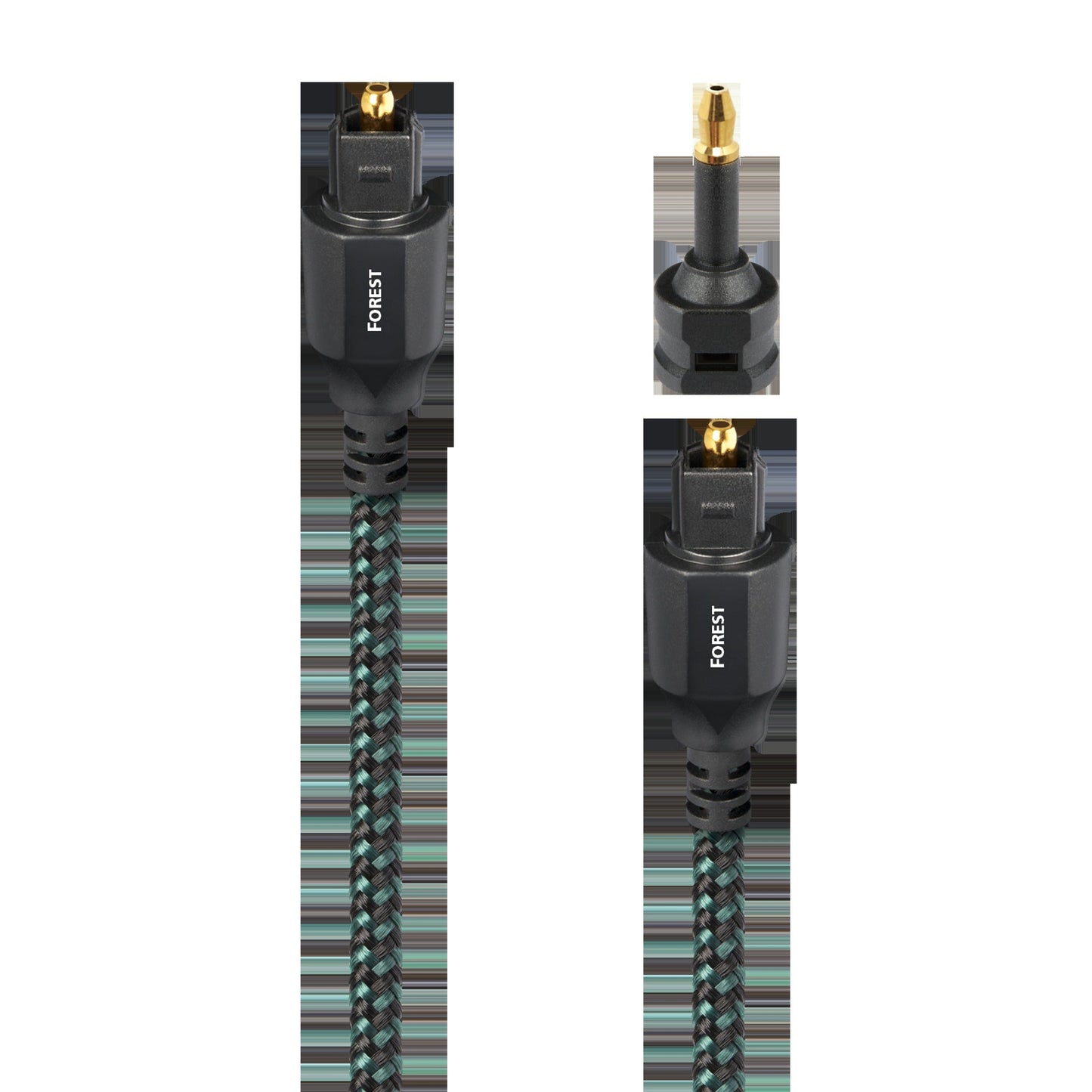 AudioQuest Forest Optical Toslink Fiber-Optic Cable + Mini-Adaptor
