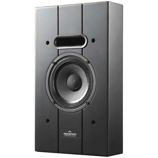 Ascendo Audio The6 Passive On-Wall Loudspeaker - Black/Black Grille - Each