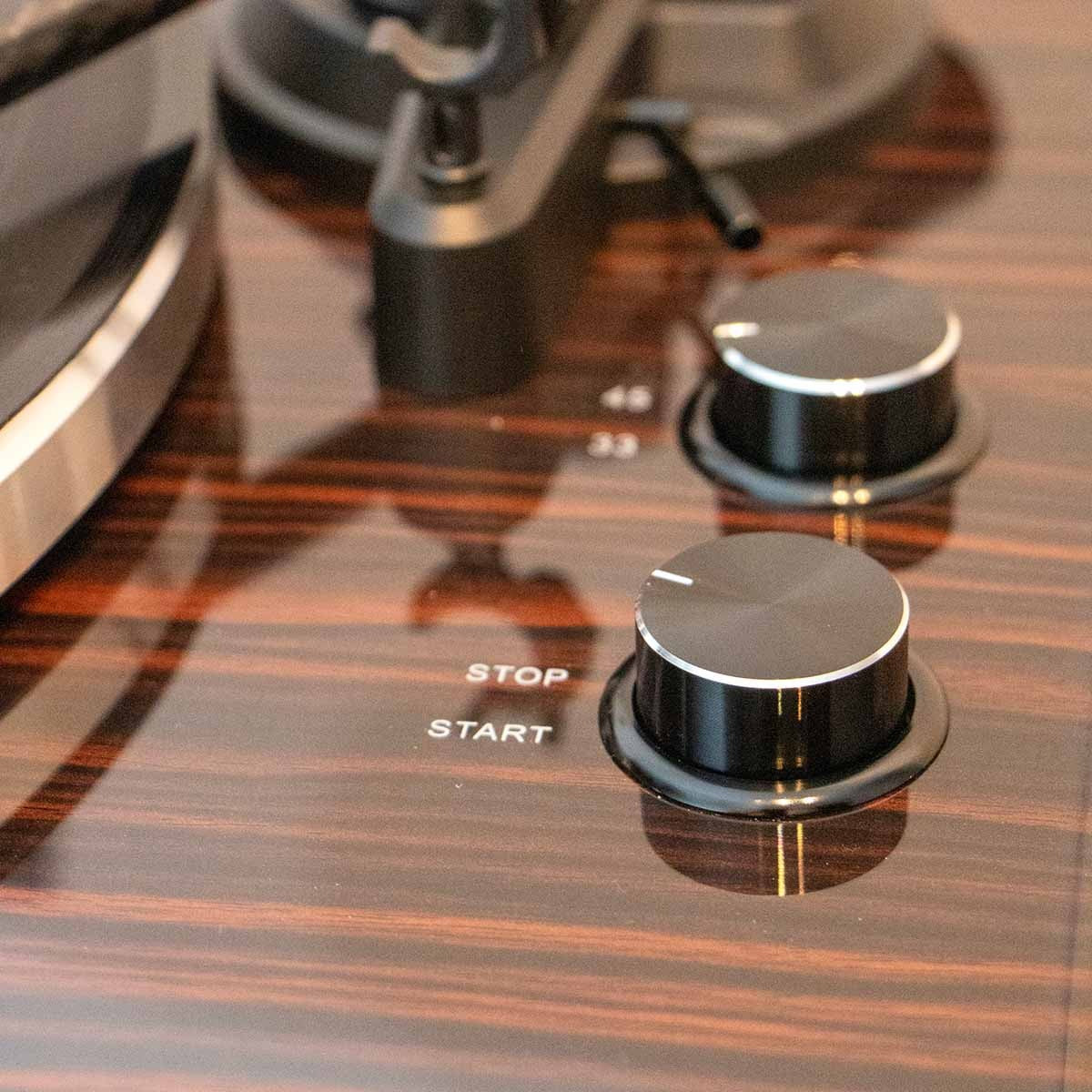 Lenco OPEN BOX LBT-345 Bluetooth Turntable w/Ortofon 2M Red - Walnut - A Grade