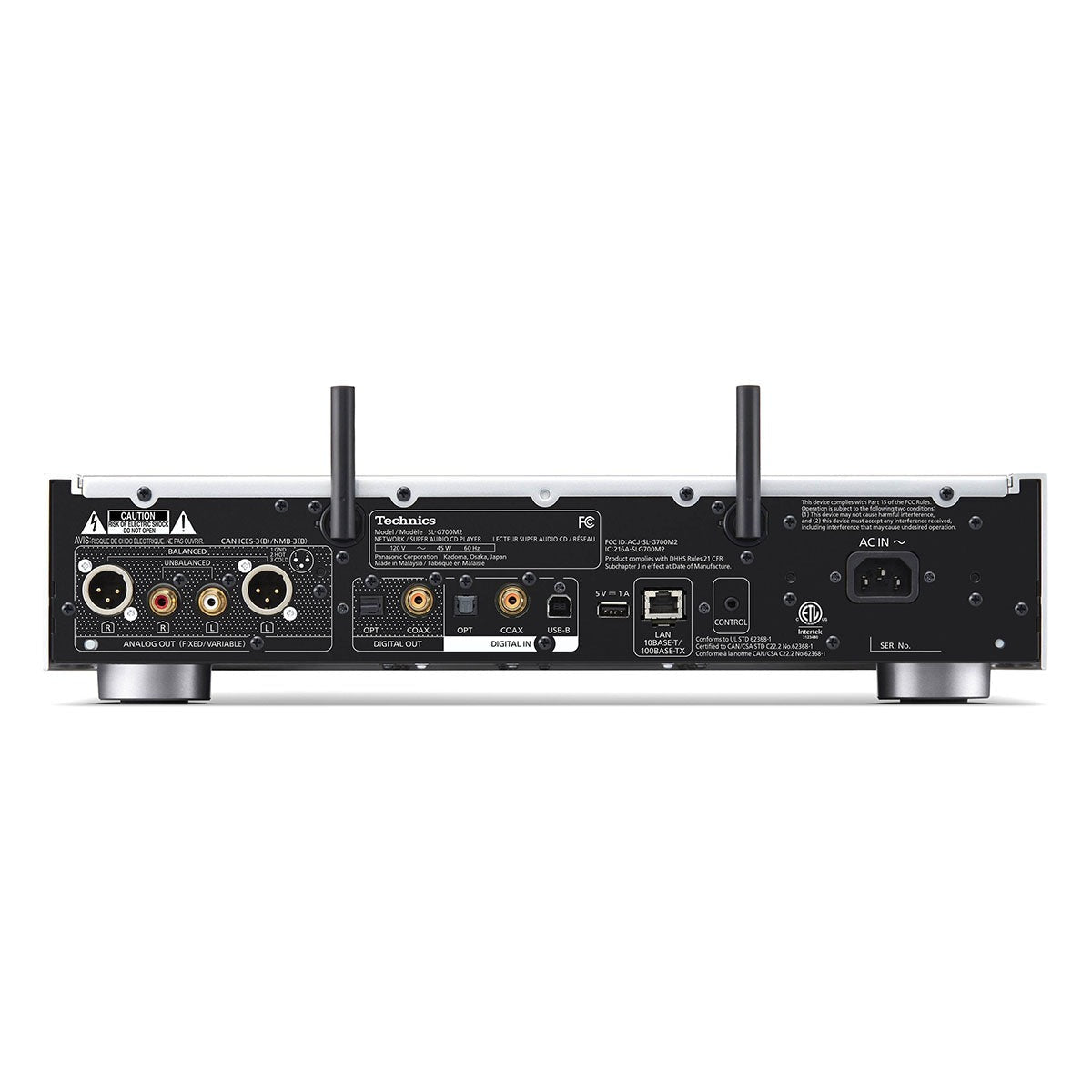 Technics SL-G700M2 CD, SACD, Network Player & DAC